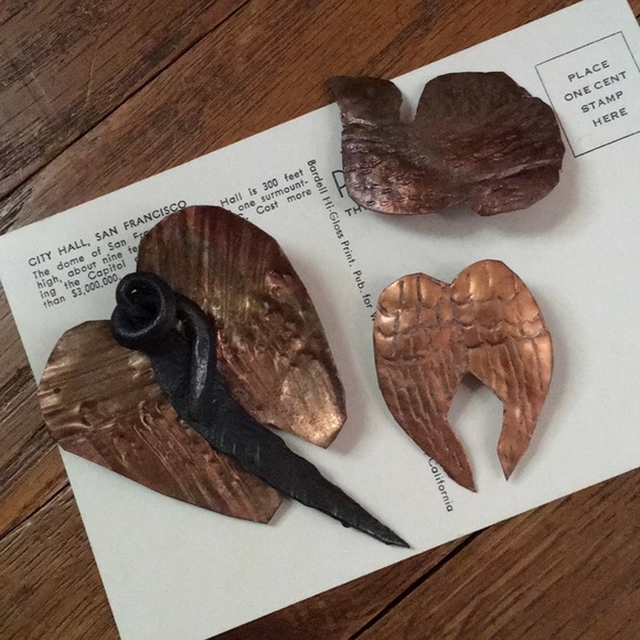 Jewelry - Artist Made Copper Pins